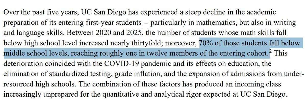 UC's SAT Ban Created a Math Illiteracy Crisis