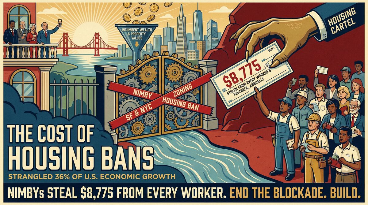 NIMBYs Stole $8,775 From Every American Worker