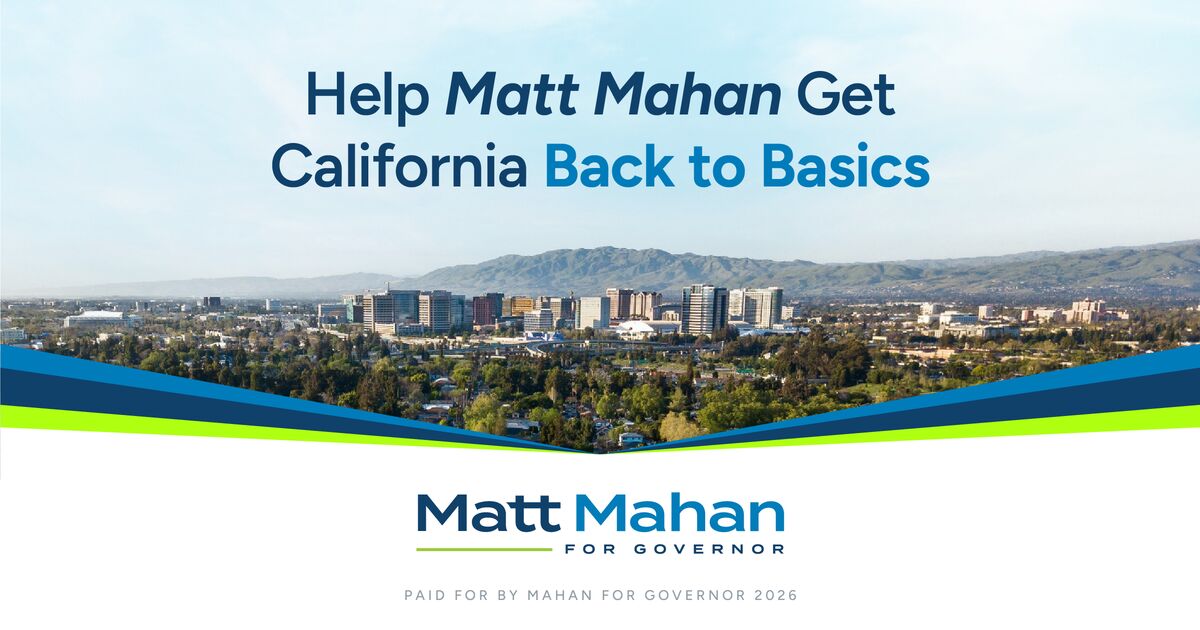 Matt Mahan Just Blew Up the Governor's Race